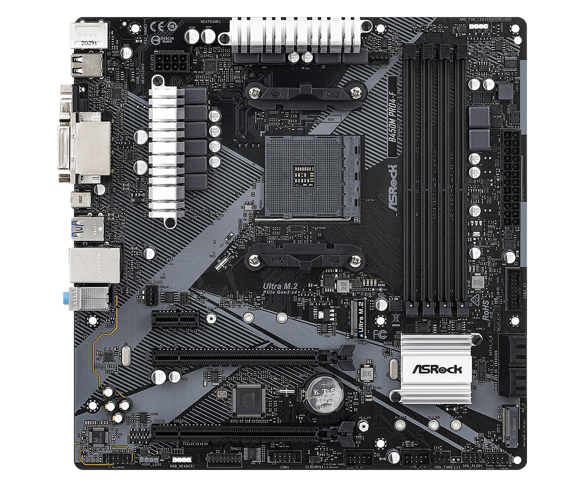 ASRock > B450M Pro4-F R2.0